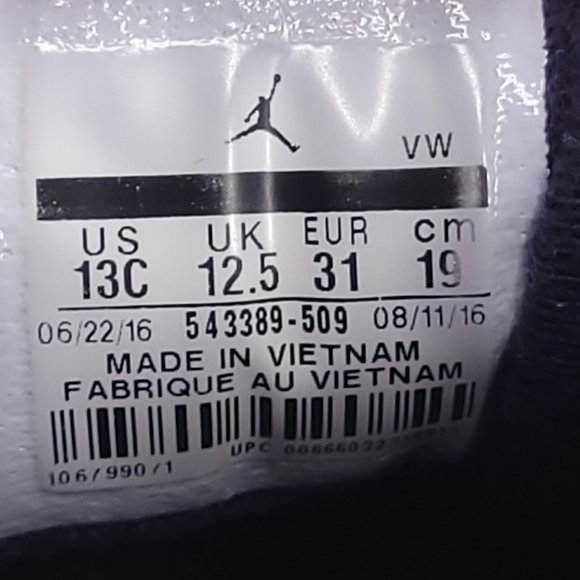 Nike Jordan 6 Retro GP 543389-509  Size 13C - Picture 11 of 11